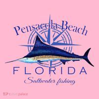 Pensacola Beach Florida Sailfish Billfish Saltwater Fishing Coaster thumb 2