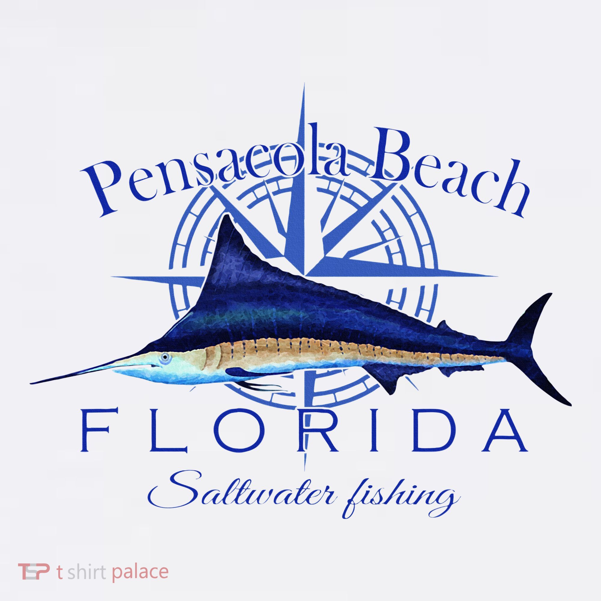 Pensacola Beach Florida Sailfish Billfish Saltwater Fishing Mousepad