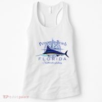 Pensacola Beach Florida Sailfish Billfish Saltwater Fishing Women's Tank Top thumb 0