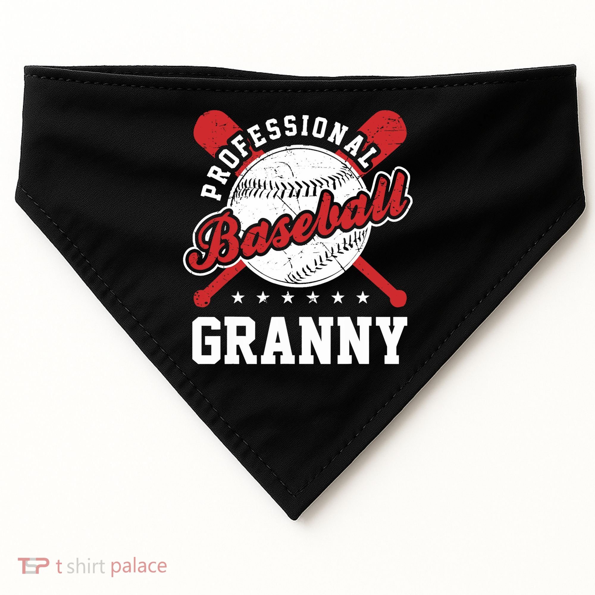 Professional Baseball Granny Team Sport USA-Made Doggie Bandana