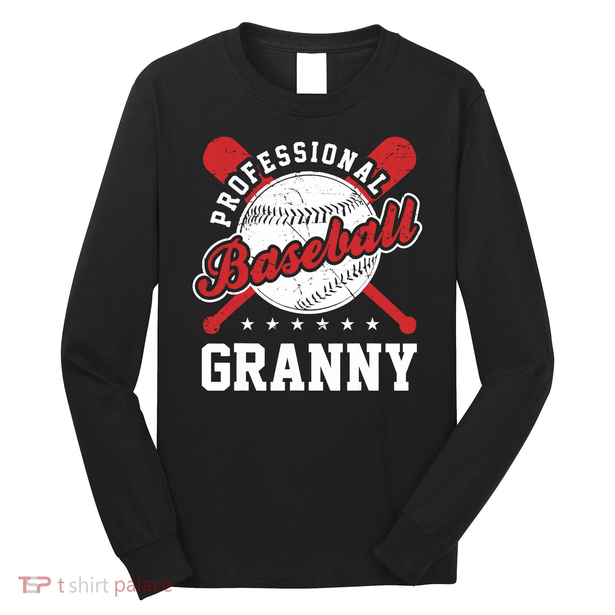 Professional Baseball Granny Team Sport Long Sleeve Shirt