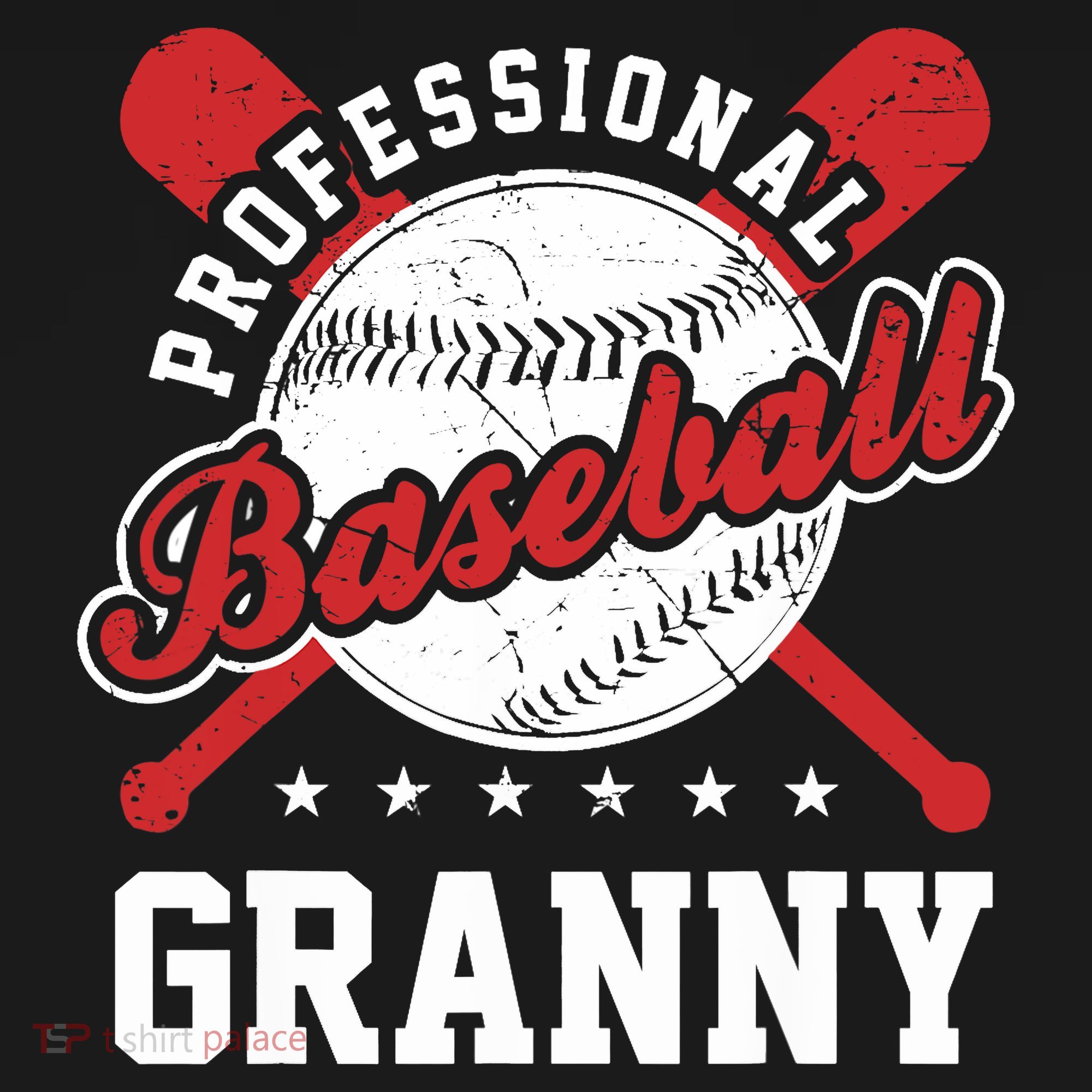 Professional Baseball Granny Team Sport Long Sleeve Shirt