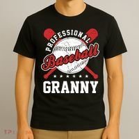 Professional Baseball Granny Team Sport T-Shirt thumb 3