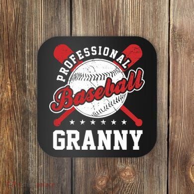Professional Baseball Granny Team Sport Coaster
