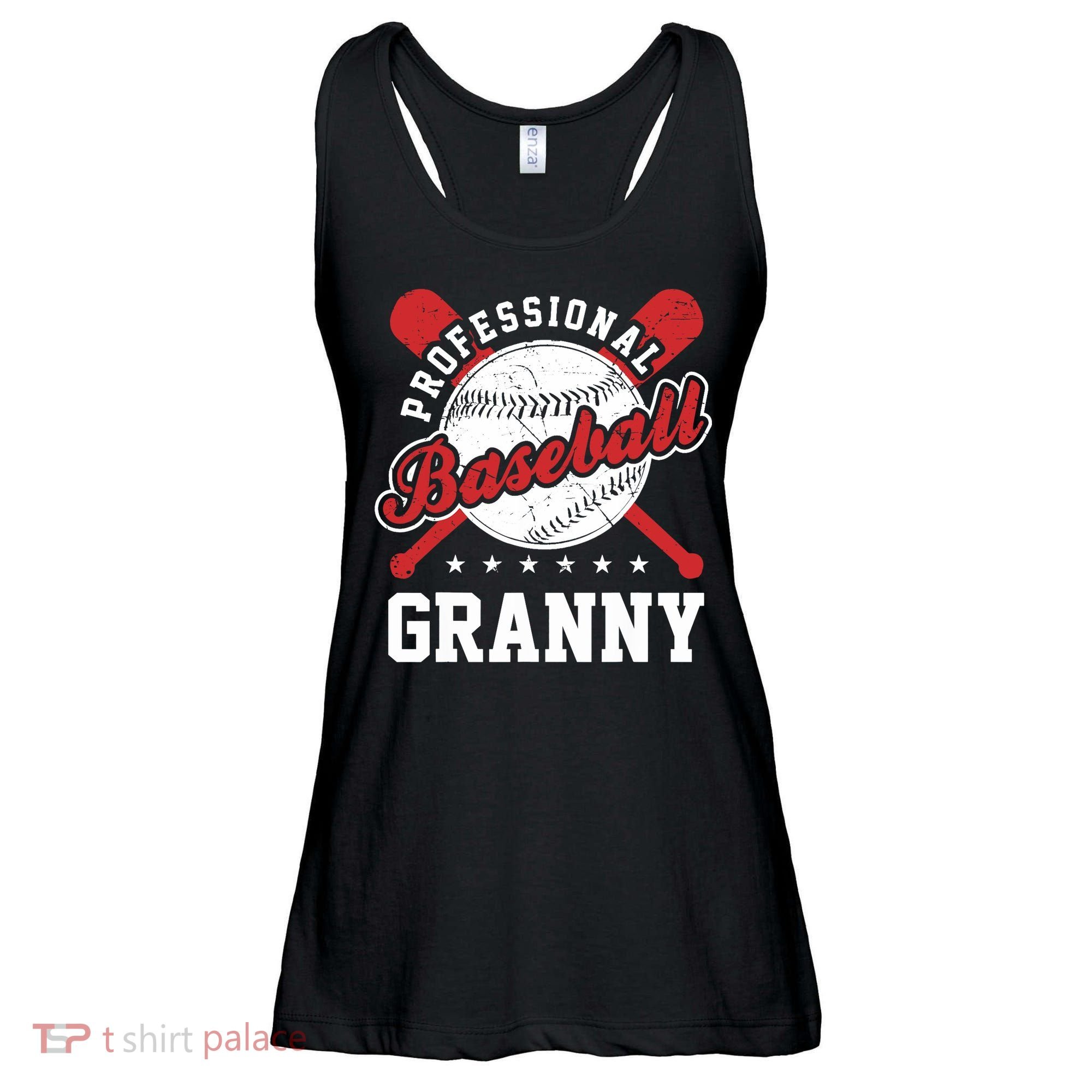 Professional Baseball Granny Team Sport Ladies Essential Flowy Tank