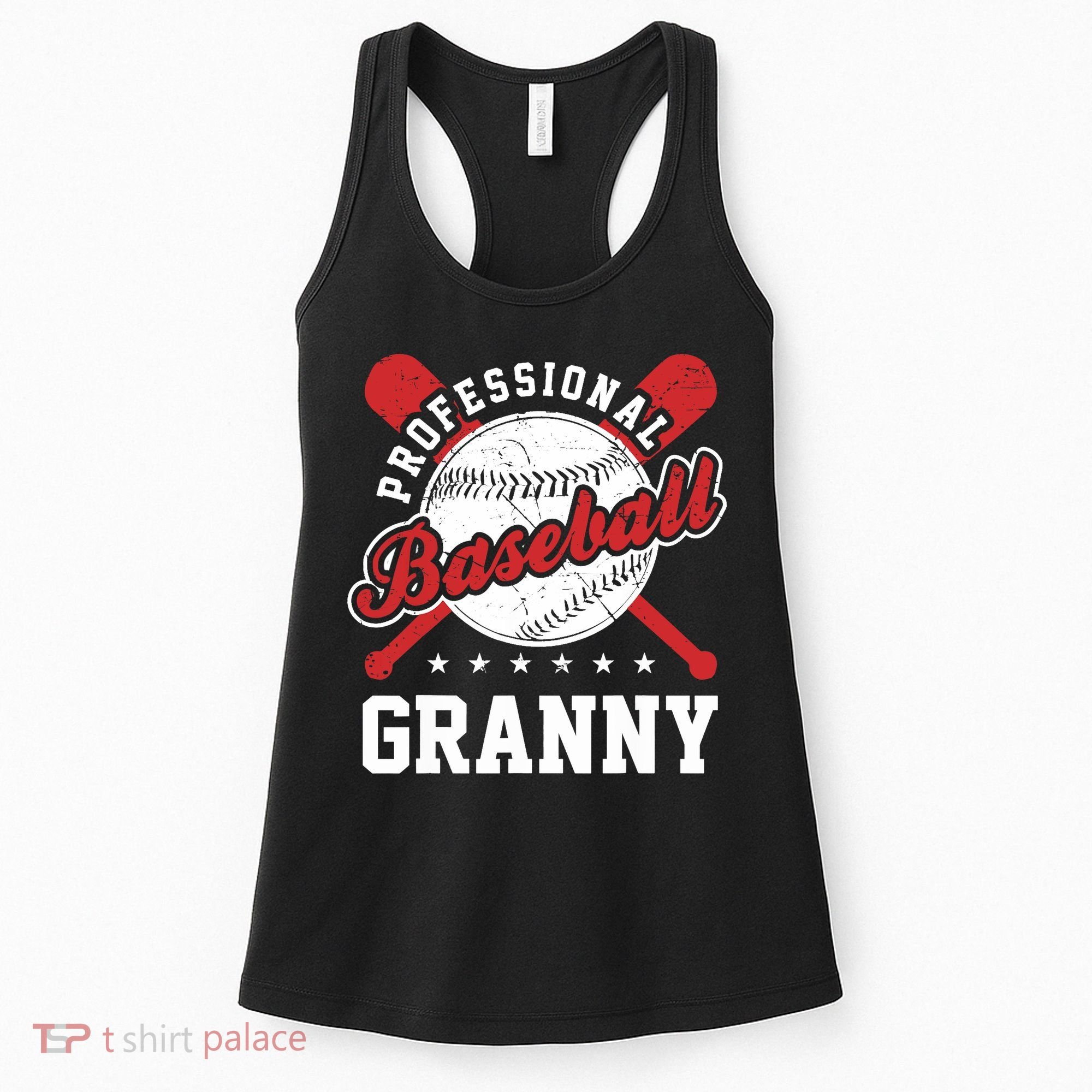 Professional Baseball Granny Team Sport Women's Tank Top