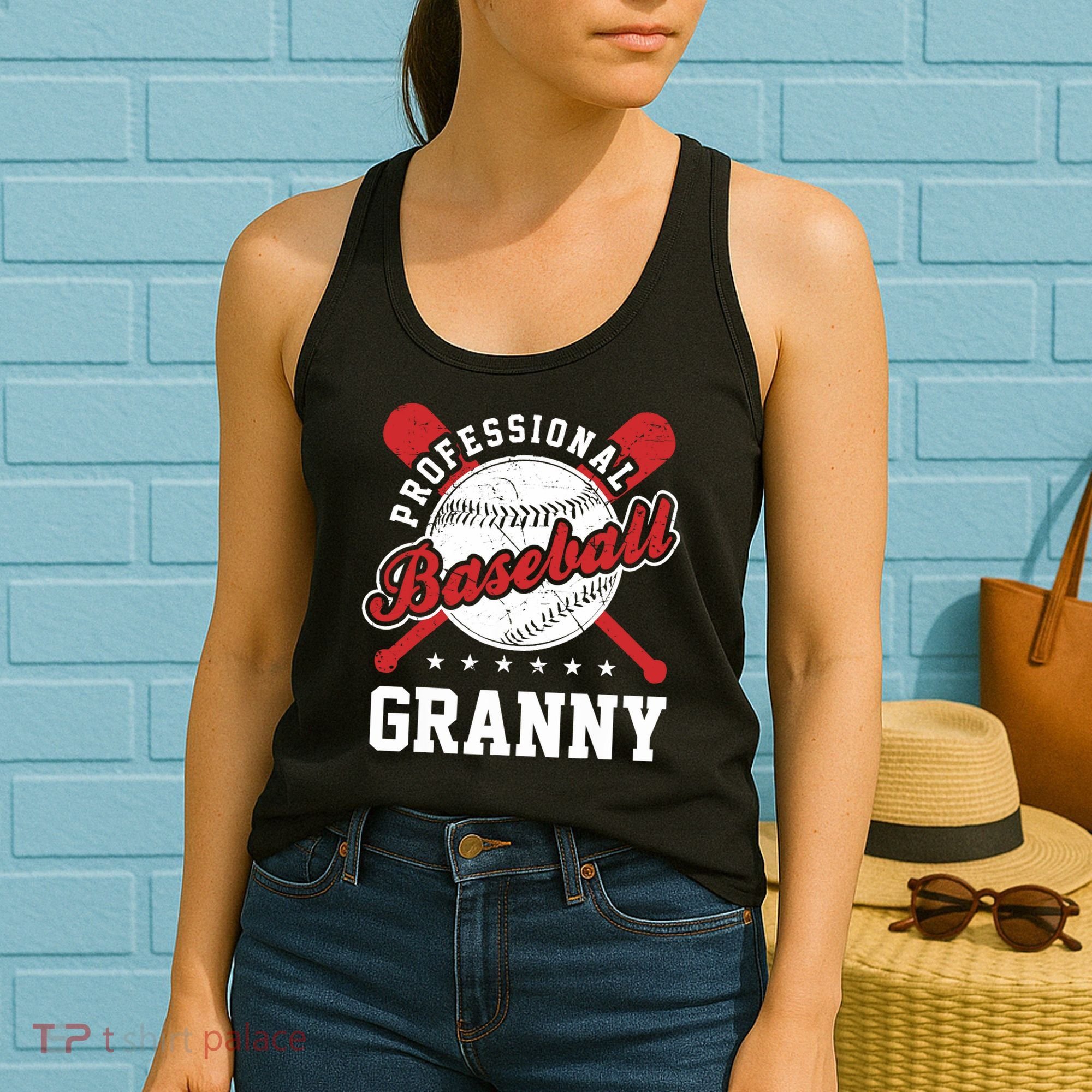 Professional Baseball Granny Team Sport Women's Tank Top