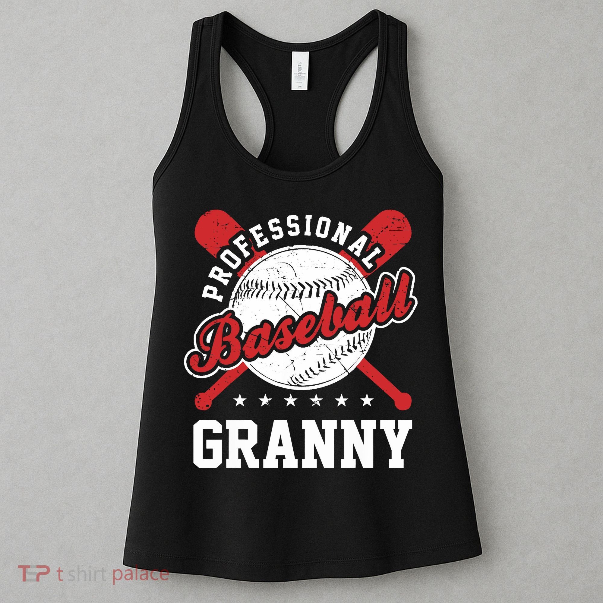 Professional Baseball Granny Team Sport Women's Tank Top