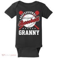 Professional Baseball Granny Team Sport Baby Bodysuit thumb 0
