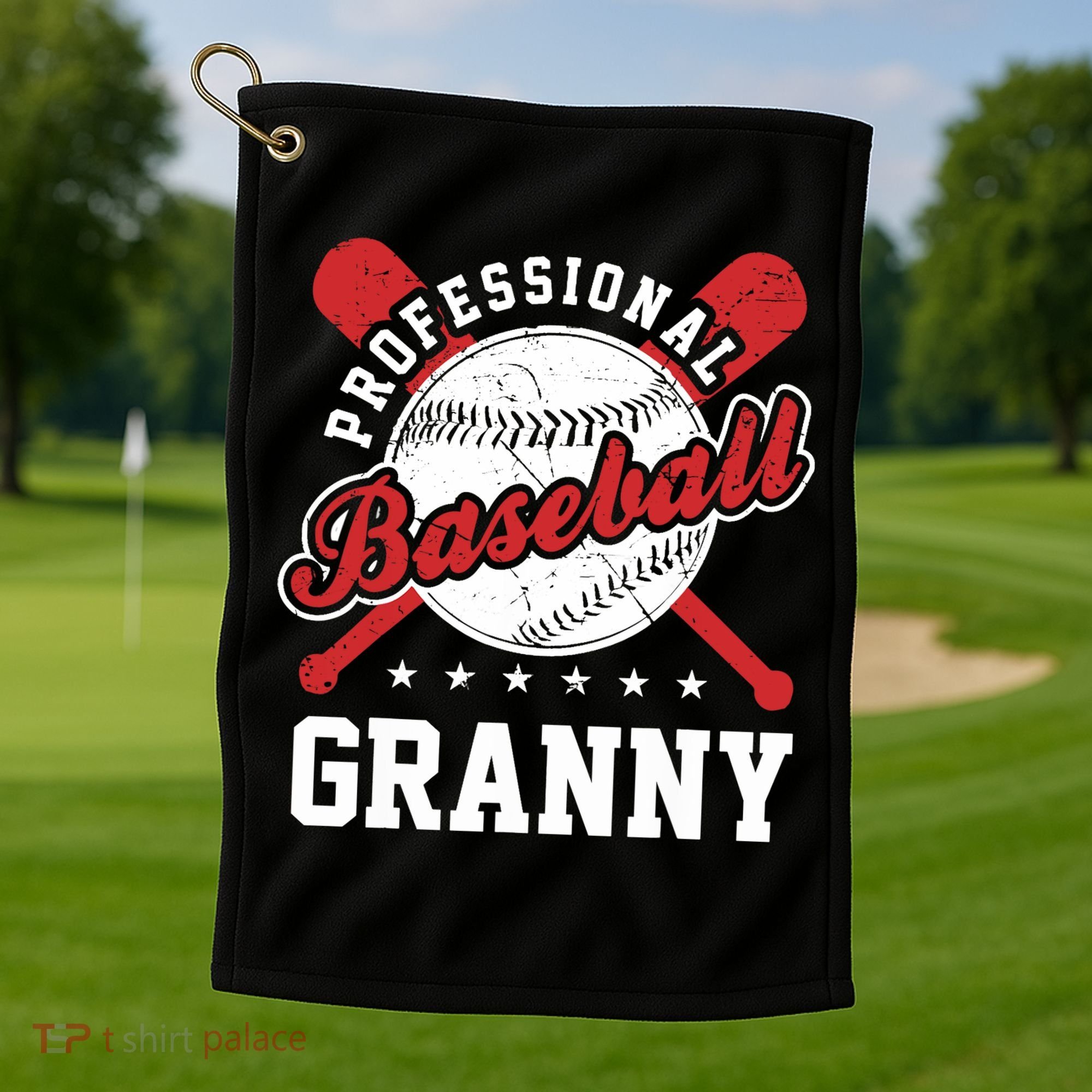 Professional Baseball Granny Team Sport Golf Towel