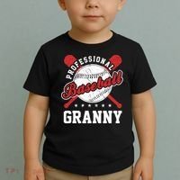 Professional Baseball Granny Team Sport Toddler T-Shirt thumb 2