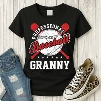 Professional Baseball Granny Team Sport Women's T-Shirt thumb 3