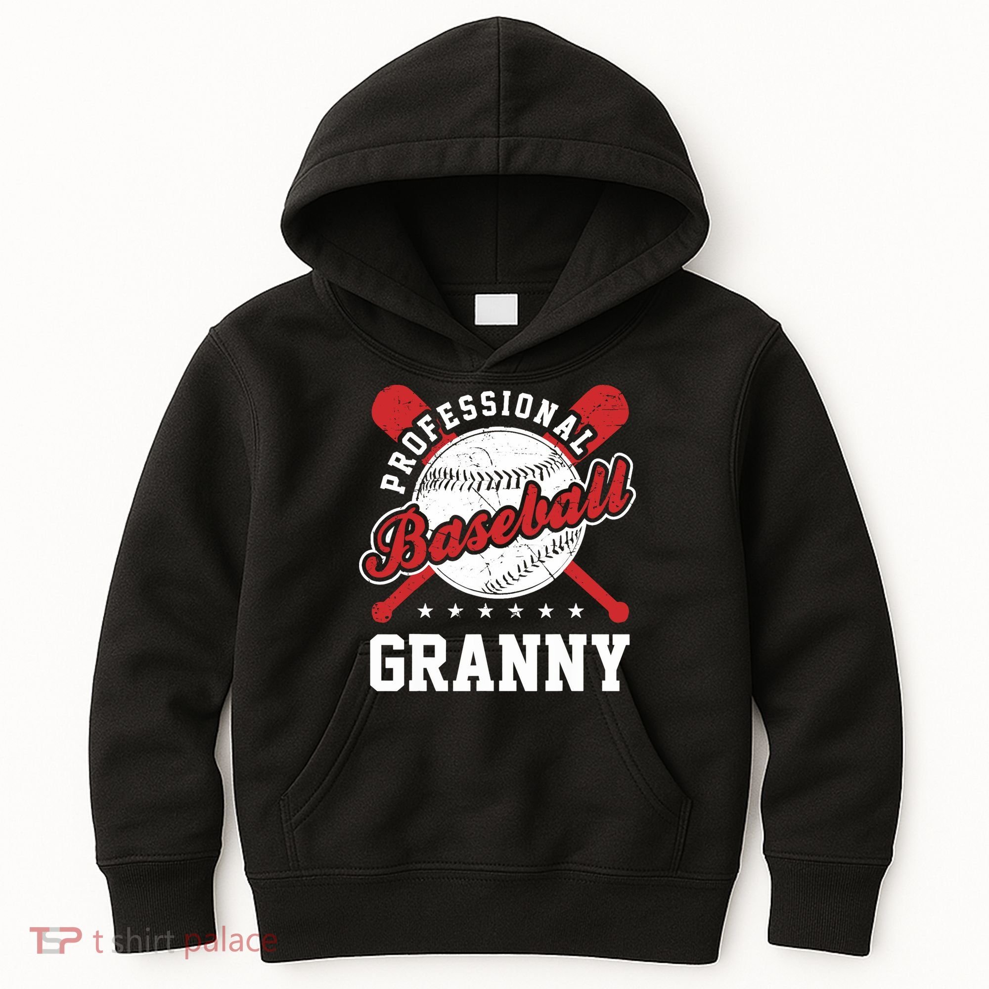 Professional Baseball Granny Team Sport Kids Hoodie