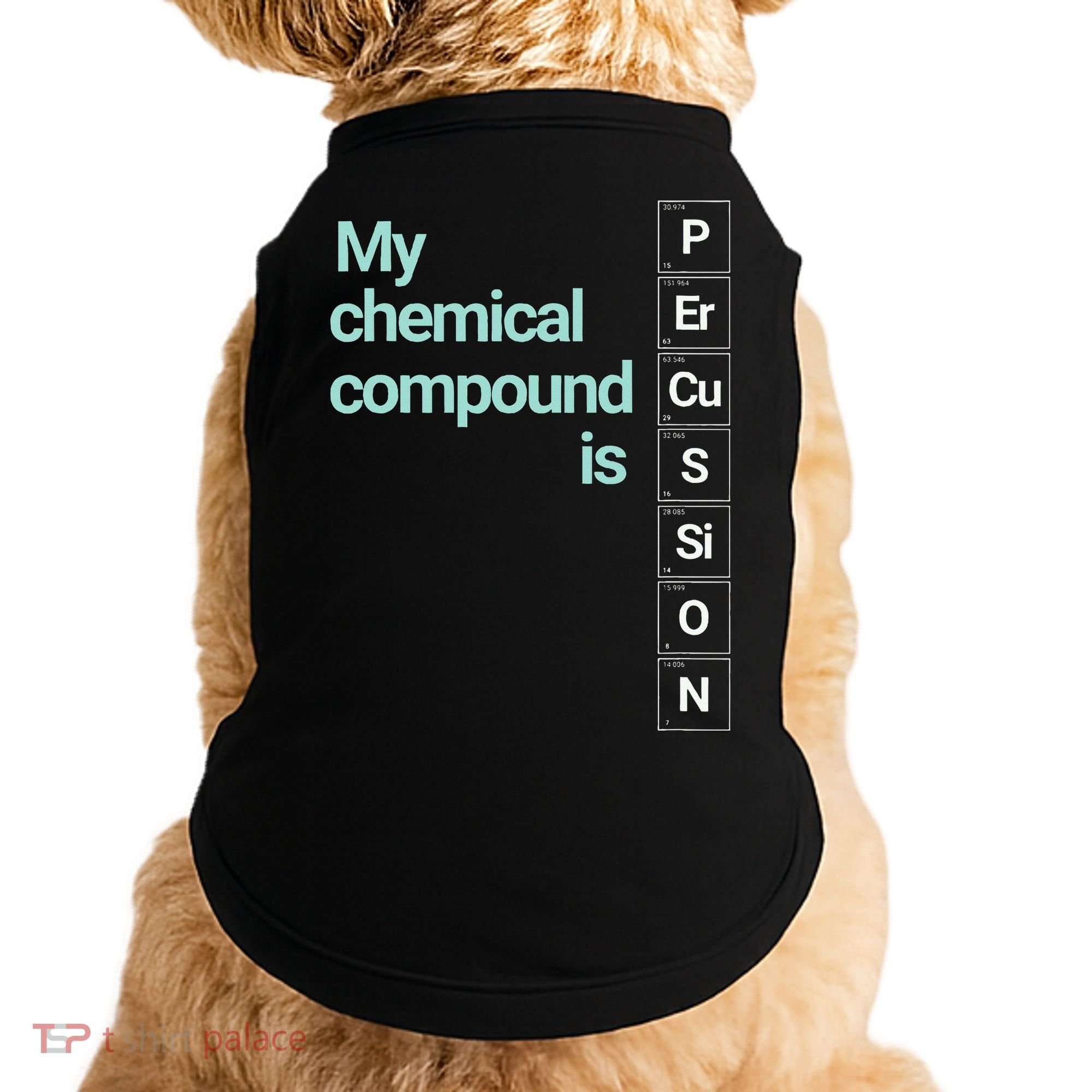 Percussion Band Geek My Chemical Compound Doggie Tank