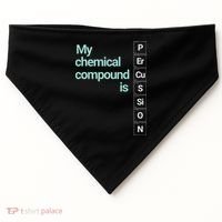 Percussion Band Geek My Chemical Compound USA-Made Doggie Bandana thumb 0