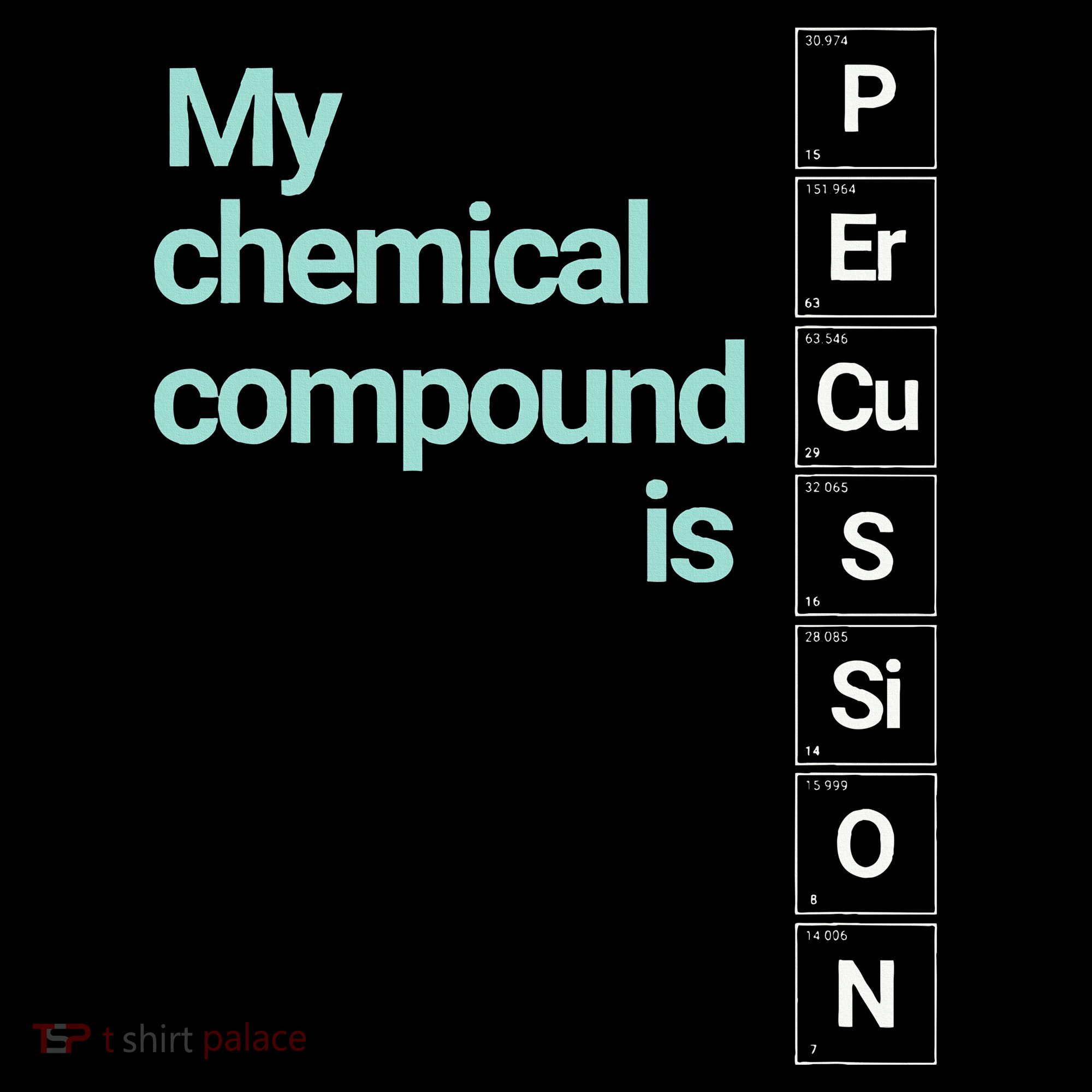 Percussion Band Geek My Chemical Compound Coaster