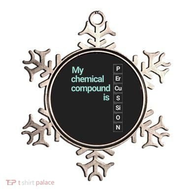 Percussion Band Geek My Chemical Compound Ornament