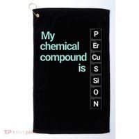 Percussion Band Geek My Chemical Compound Golf Towel thumb 0