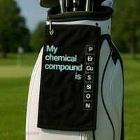 Percussion Band Geek My Chemical Compound Golf Towel thumb 2