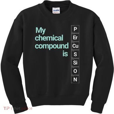 Percussion Band Geek My Chemical Compound Kids Sweatshirt