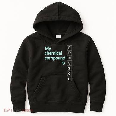 Percussion Band Geek My Chemical Compound Kids Hoodie
