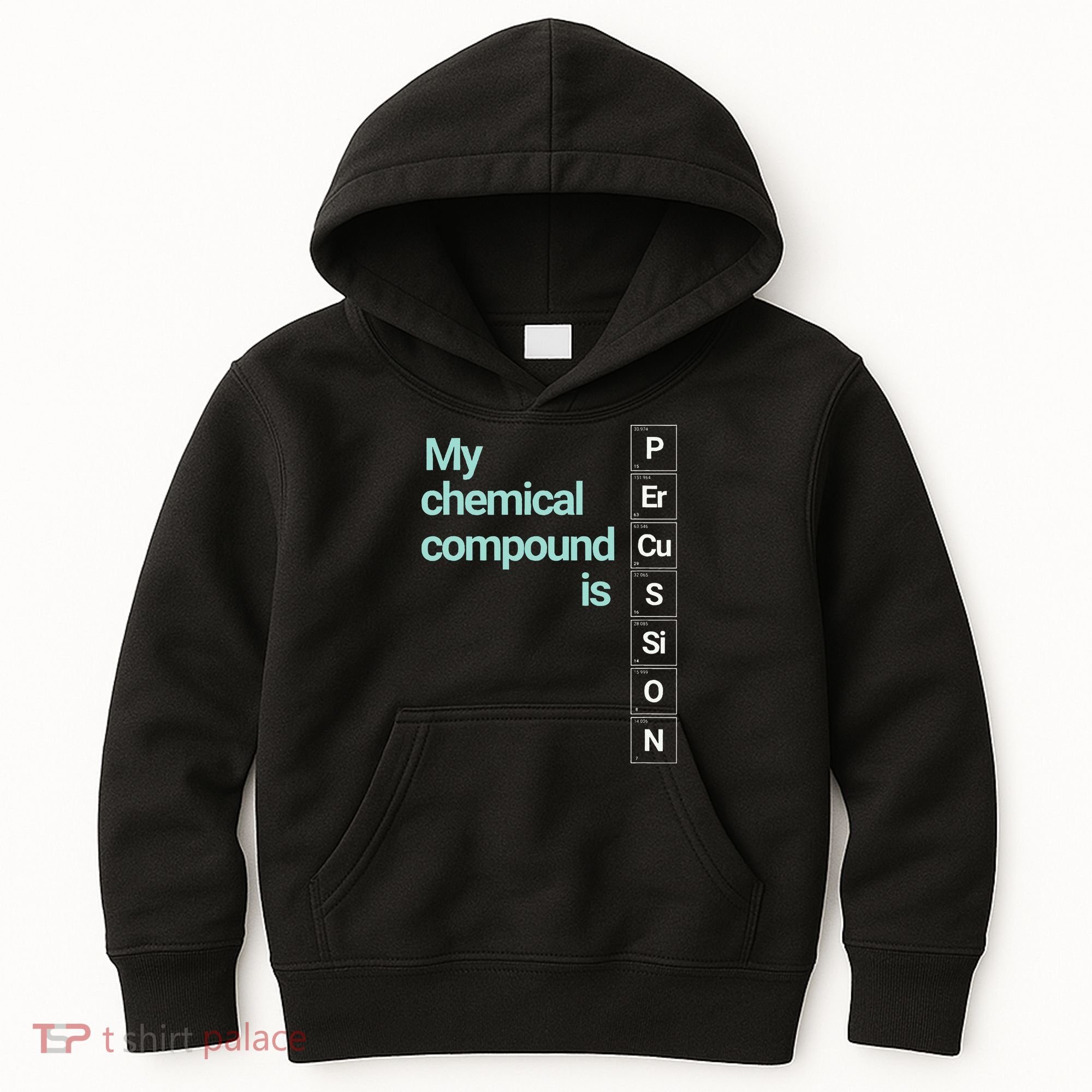 Percussion Band Geek My Chemical Compound Kids Hoodie