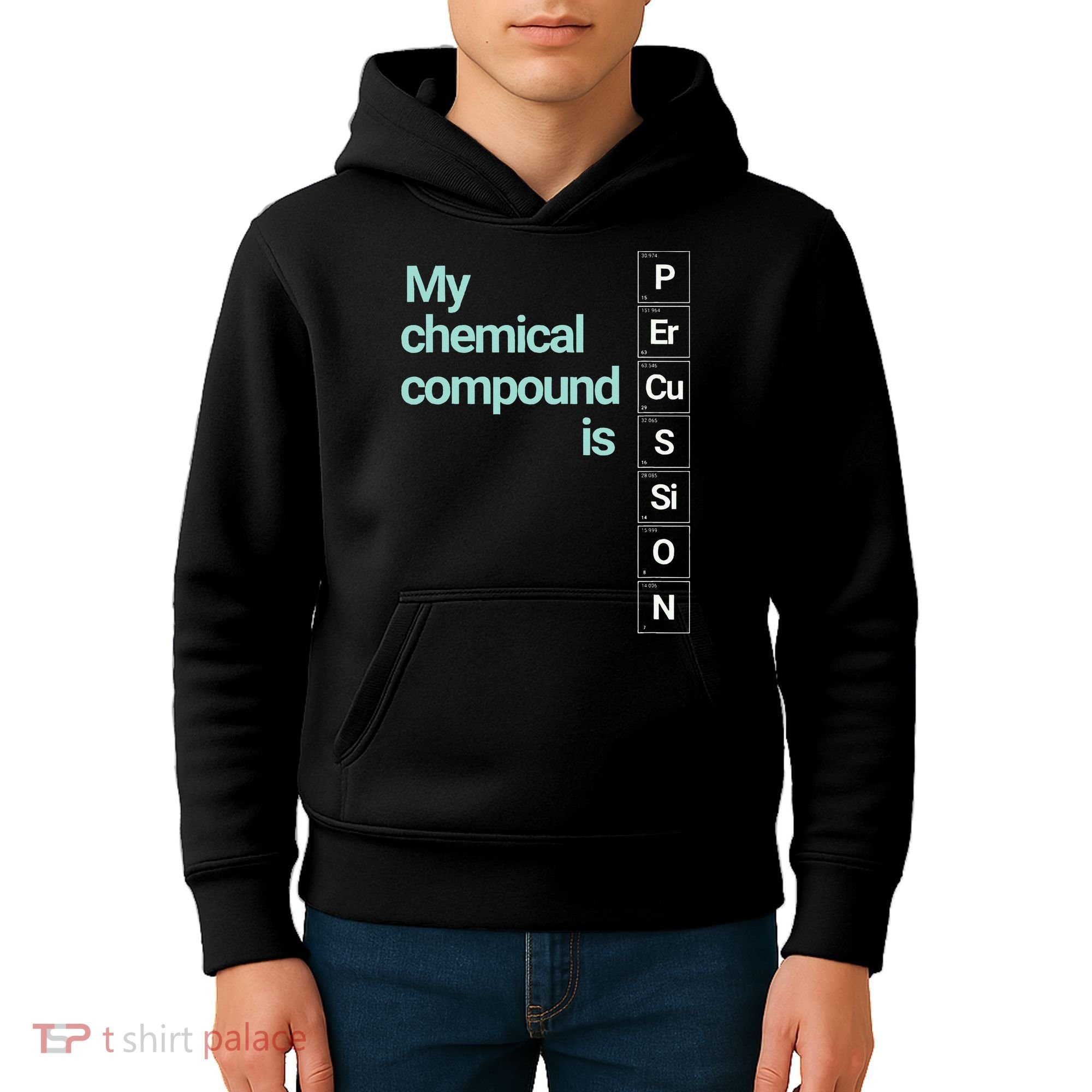 Percussion Band Geek My Chemical Compound Kids Hoodie