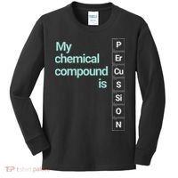 Percussion Band Geek My Chemical Compound Kids Long Sleeve Shirt thumb 0