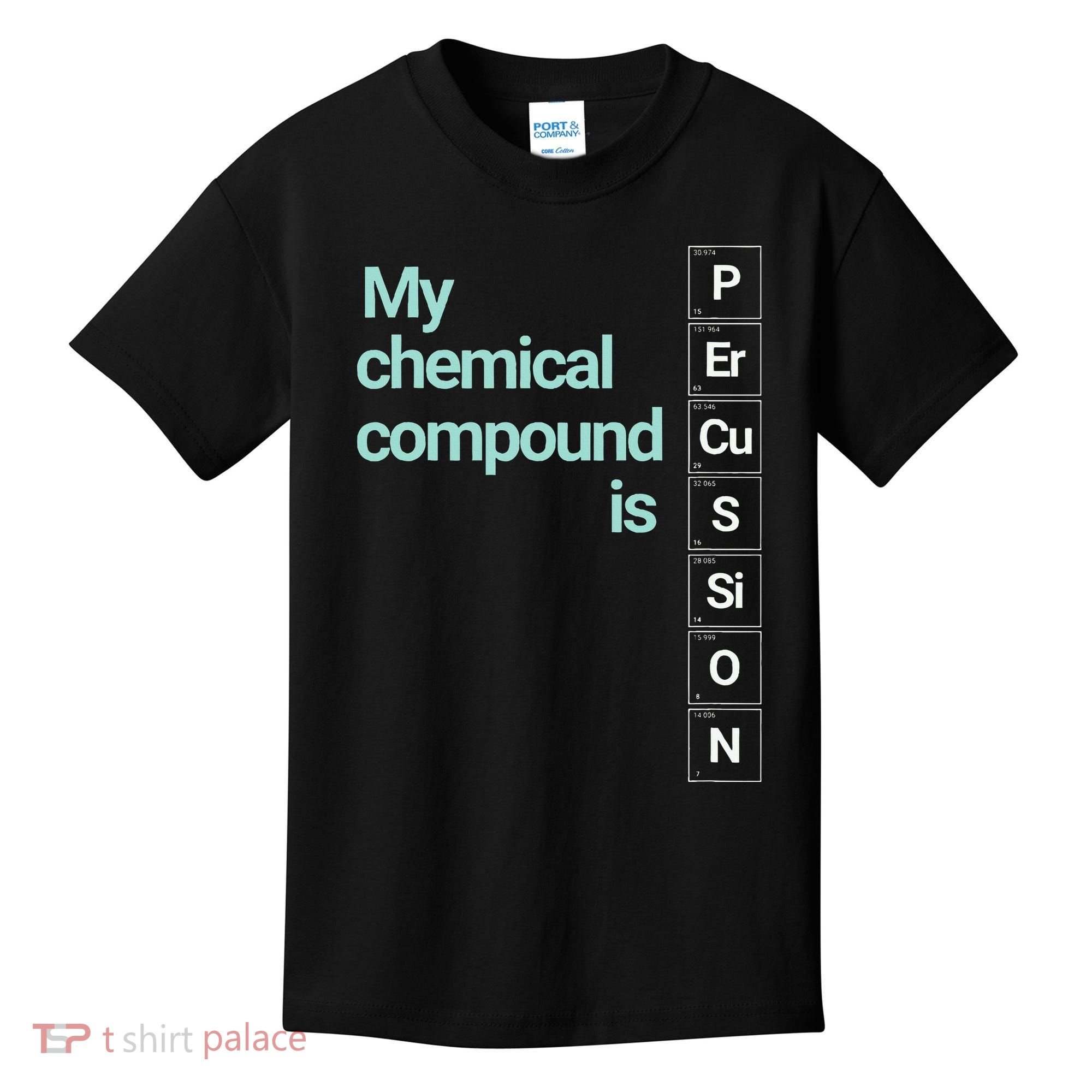 Percussion Band Geek My Chemical Compound Kids T-Shirt