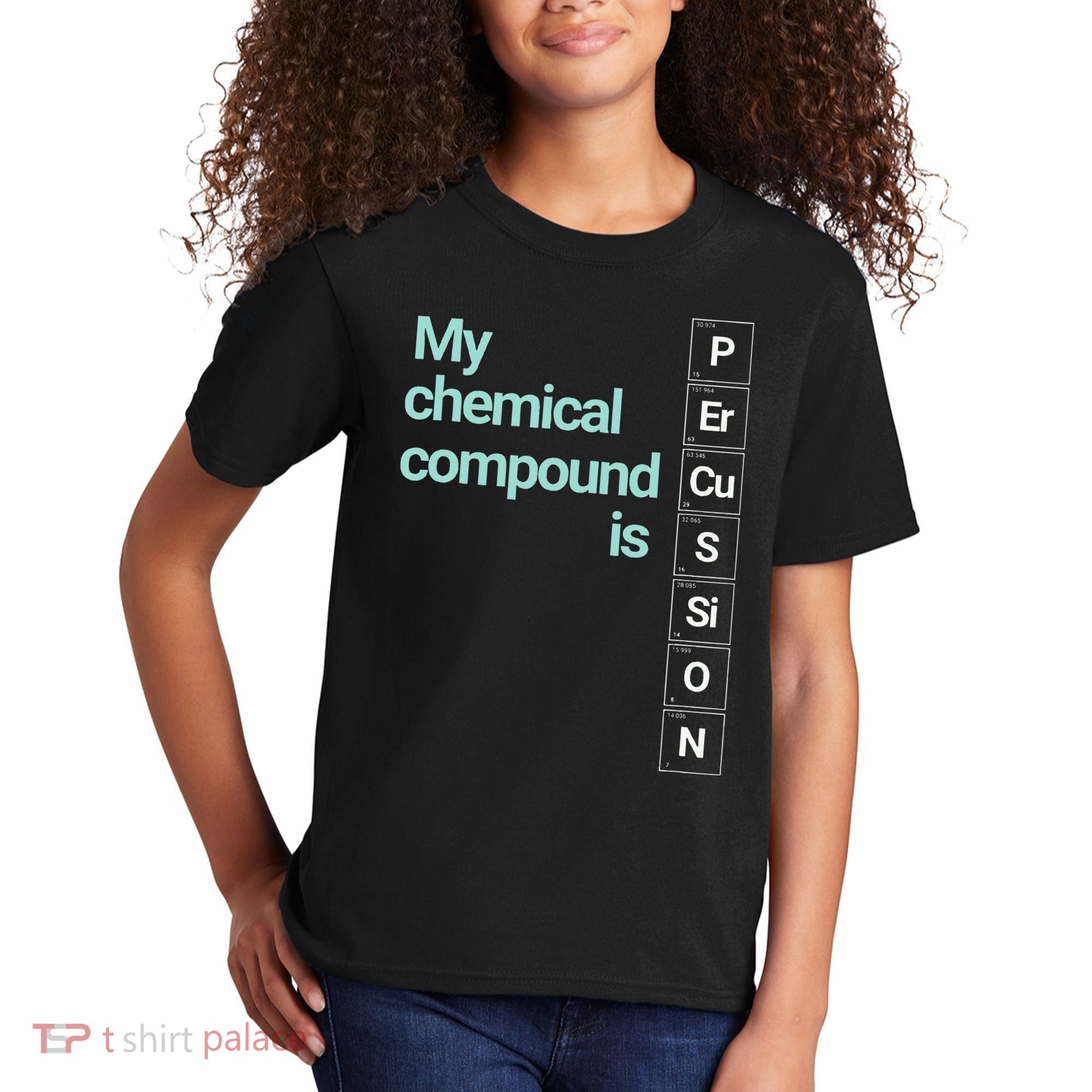 Percussion Band Geek My Chemical Compound Kids T-Shirt