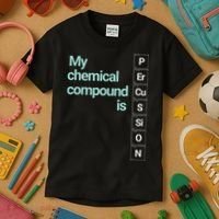 Percussion Band Geek My Chemical Compound Kids T-Shirt thumb 3