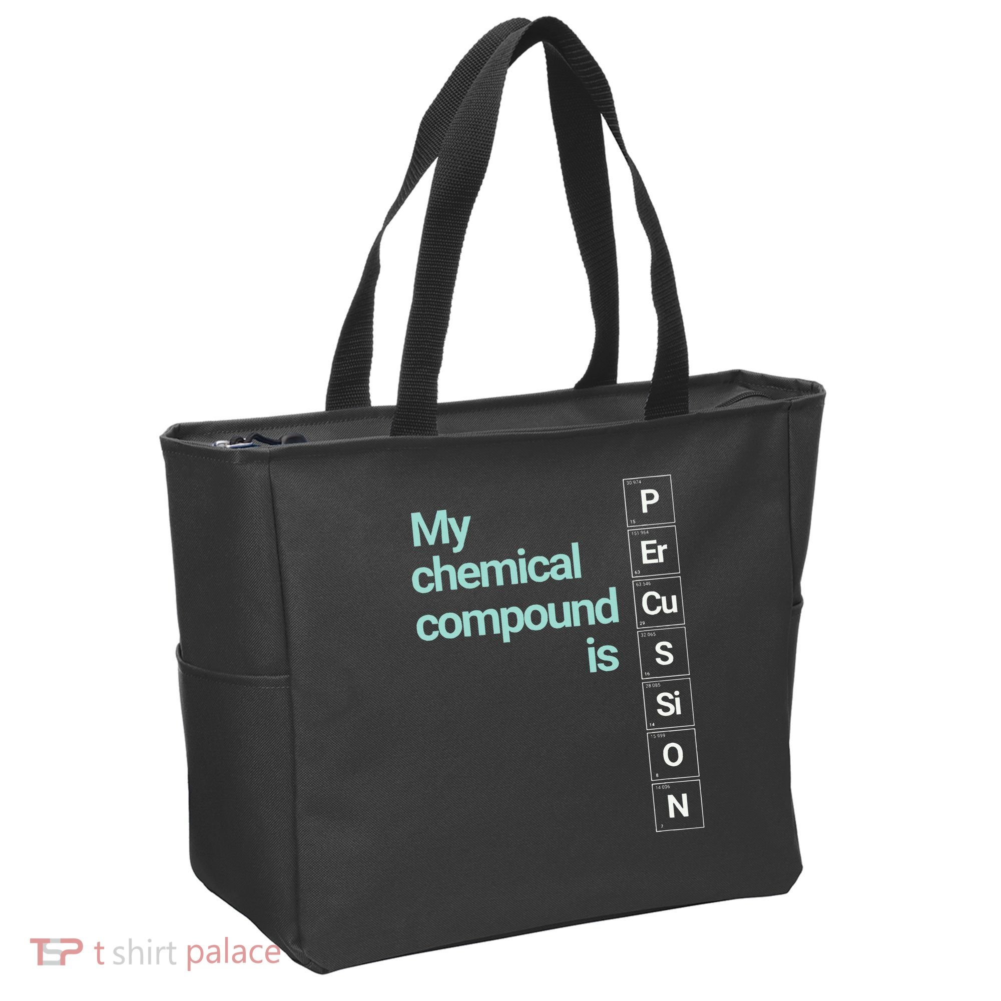 Percussion Band Geek My Chemical Compound Tote Bag