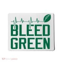 Bleed Green Football Team heart beat Mousepad thumb 0