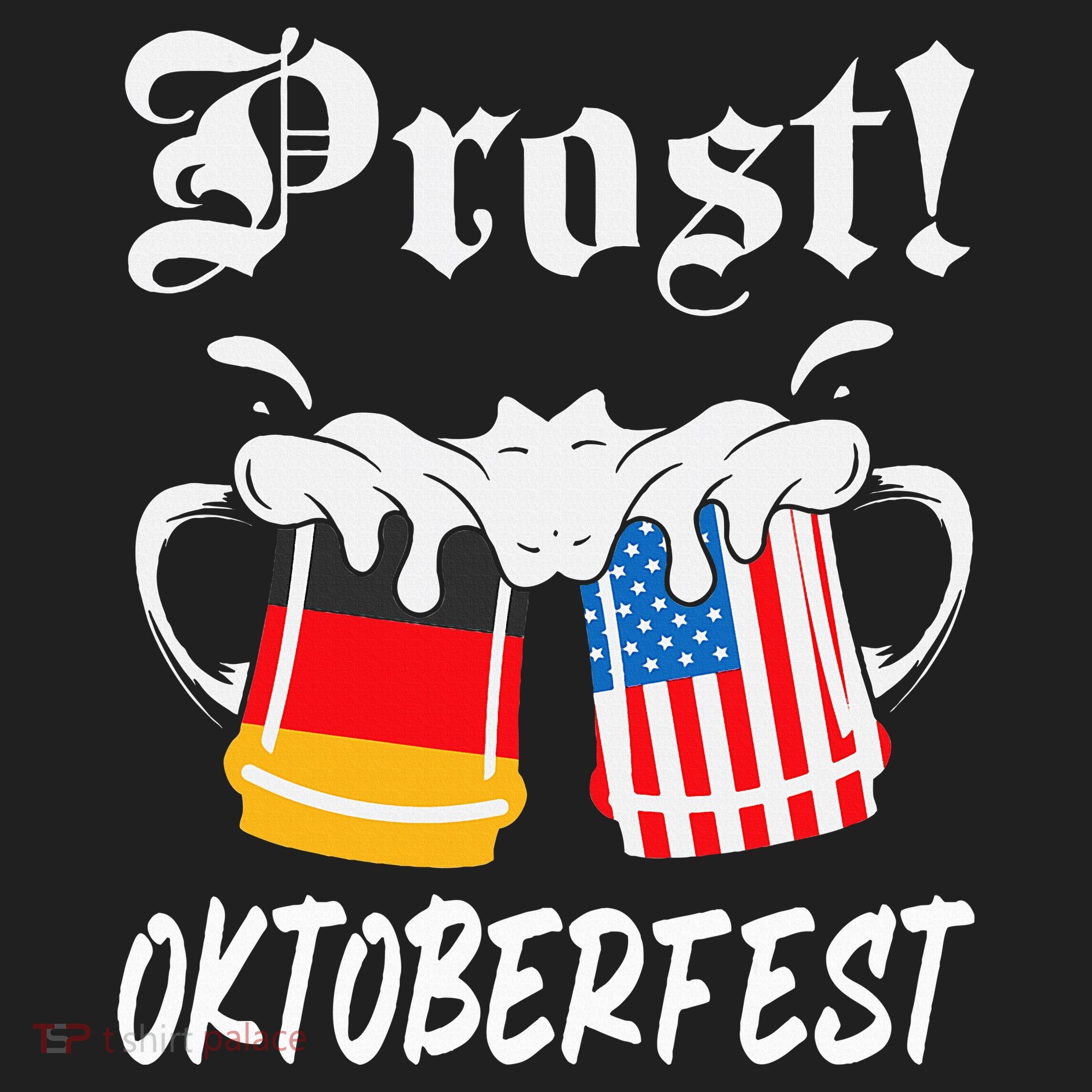 Prost Beer German American Oktoberfest Octoberfest Bier Hat