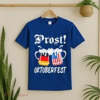 Prost Beer German American Oktoberfest Octoberfest Bier T-Shirt thumb 2