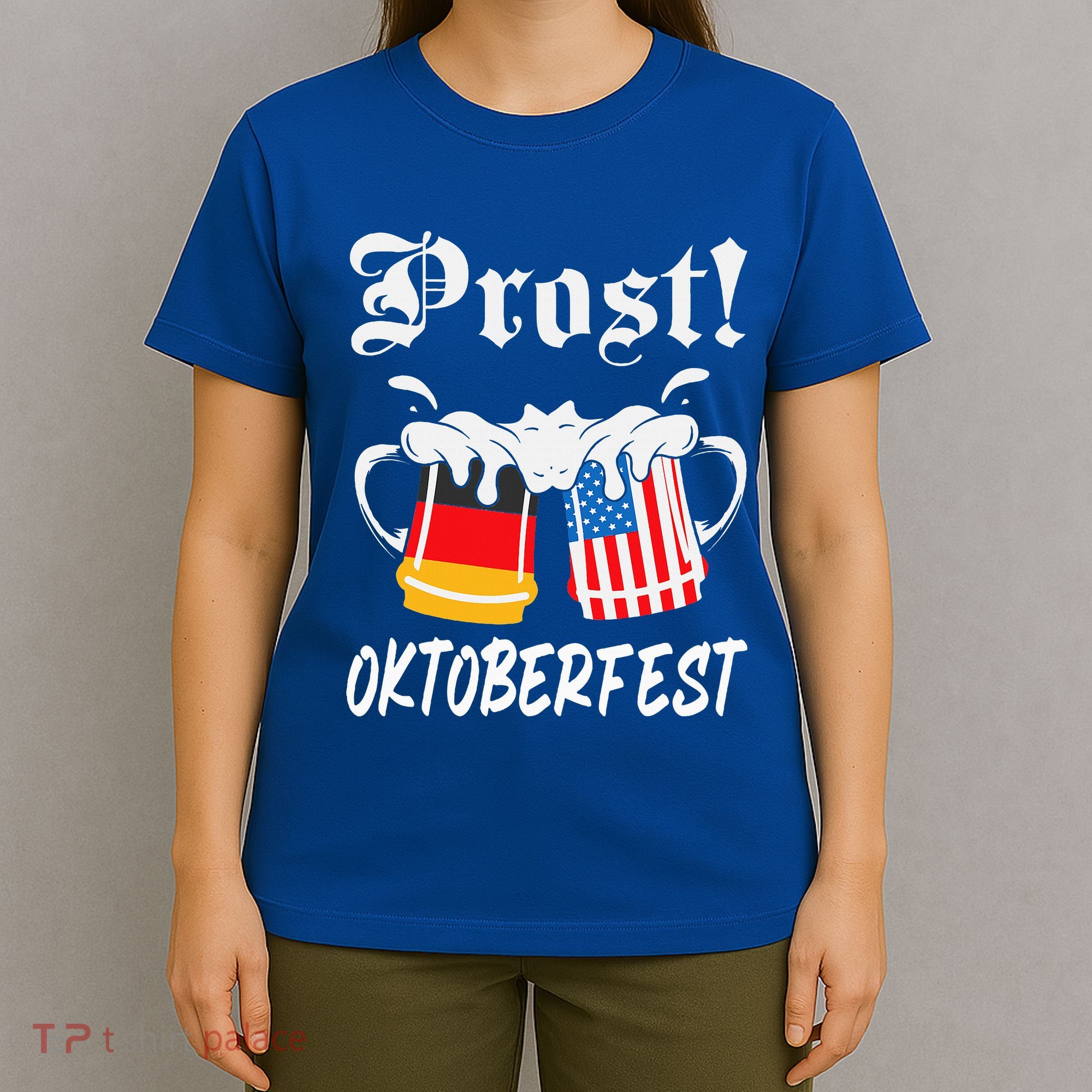 Prost Beer German American Oktoberfest Octoberfest Bier T-Shirt