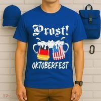 Prost Beer German American Oktoberfest Octoberfest Bier T-Shirt thumb 6
