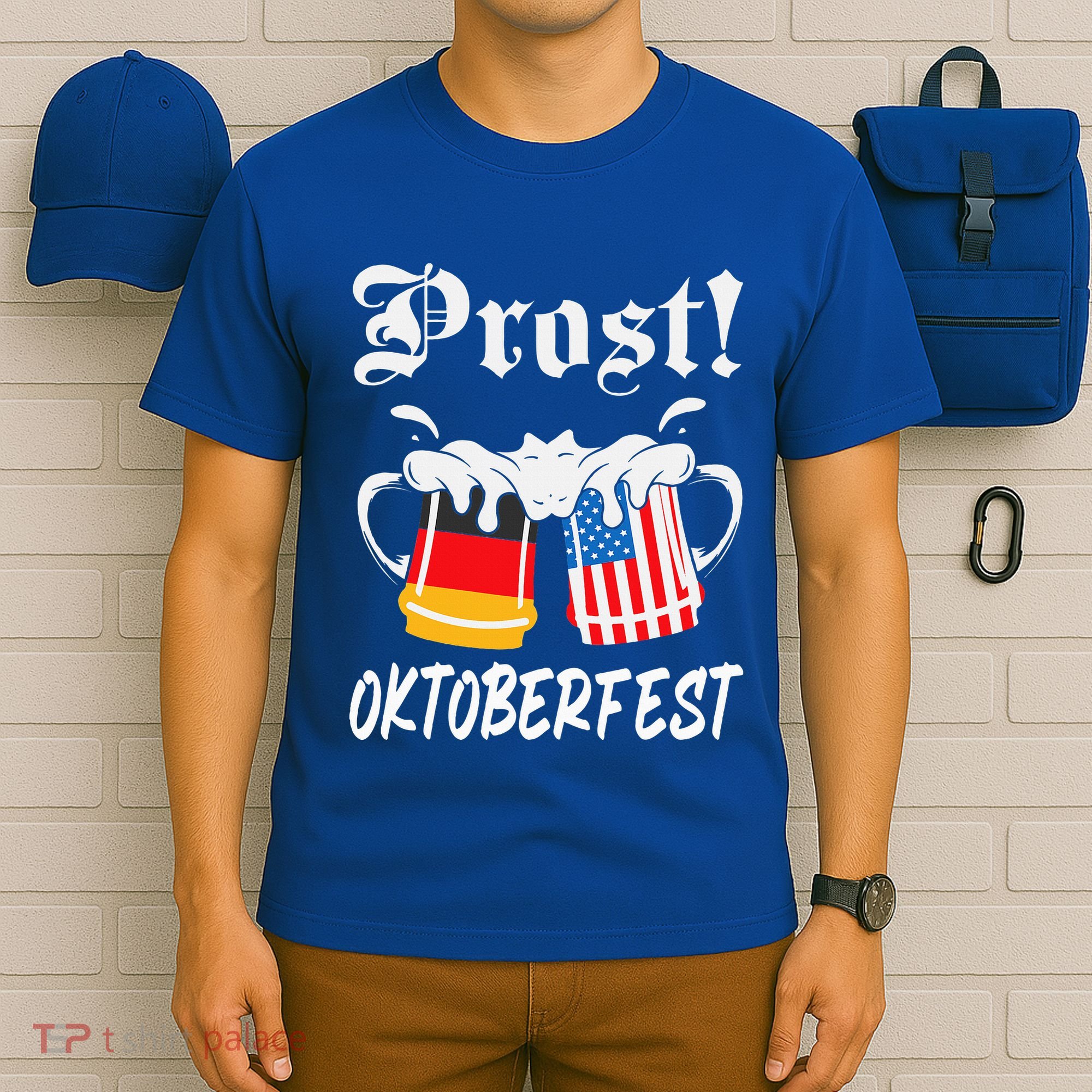 Prost Beer German American Oktoberfest Octoberfest Bier T-Shirt