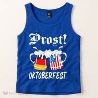 Prost Beer German American Oktoberfest Octoberfest Bier Tank Top thumb 2