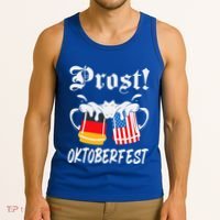 Prost Beer German American Oktoberfest Octoberfest Bier Tank Top thumb 3