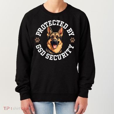 Protected By Gsd Security German Shepherd Dog Women's Sweatshirt