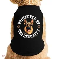 Protected By Gsd Security German Shepherd Dog Doggie Tank thumb 0