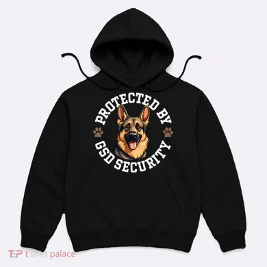 Protected By Gsd Security German Shepherd Dog Hoodie