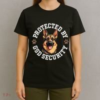 Protected By Gsd Security German Shepherd Dog T-Shirt thumb 4