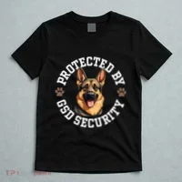 Protected By Gsd Security German Shepherd Dog T-Shirt thumb 5