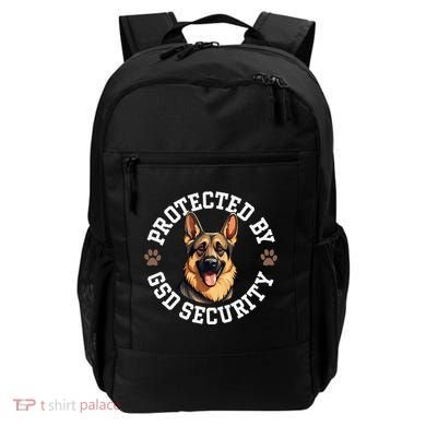 Protected By Gsd Security German Shepherd Dog Backpack