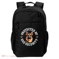 Protected By Gsd Security German Shepherd Dog Backpack thumb 0