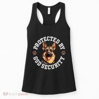 Protected By Gsd Security German Shepherd Dog Women's Tank Top thumb 0