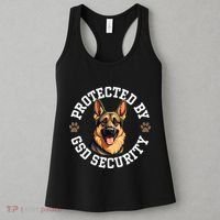 Protected By Gsd Security German Shepherd Dog Women's Tank Top thumb 3