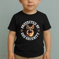 Protected By Gsd Security German Shepherd Dog Toddler T-Shirt thumb 2